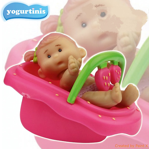 

Пупс Вика Клубника с аксессуарами, Yogurtinis