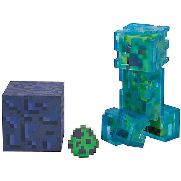 фото Игровая фигурка Jazwares Minecraft Charged Creeper, 8 см