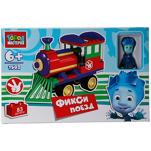 

Конструктор "Паровозик Нолика", 83дет., Город мастеров