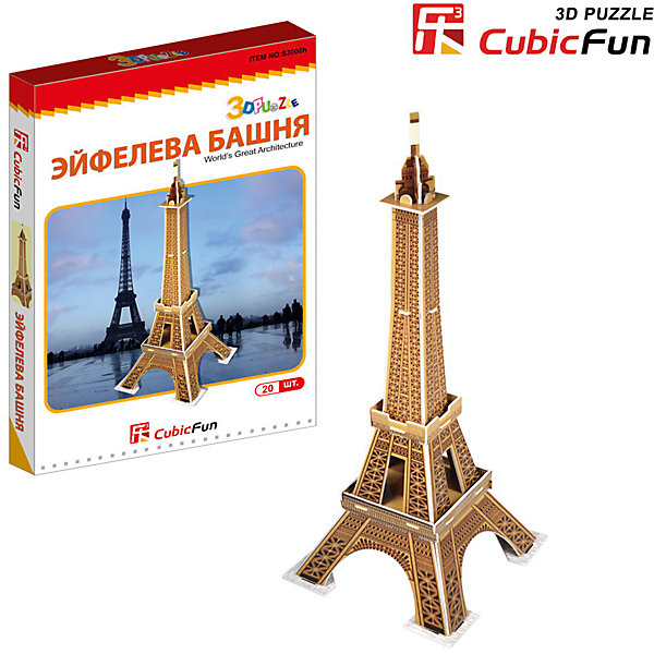 

Пазл 3D "Эйфелева башня (Франция) (мини серия)", CubicFun