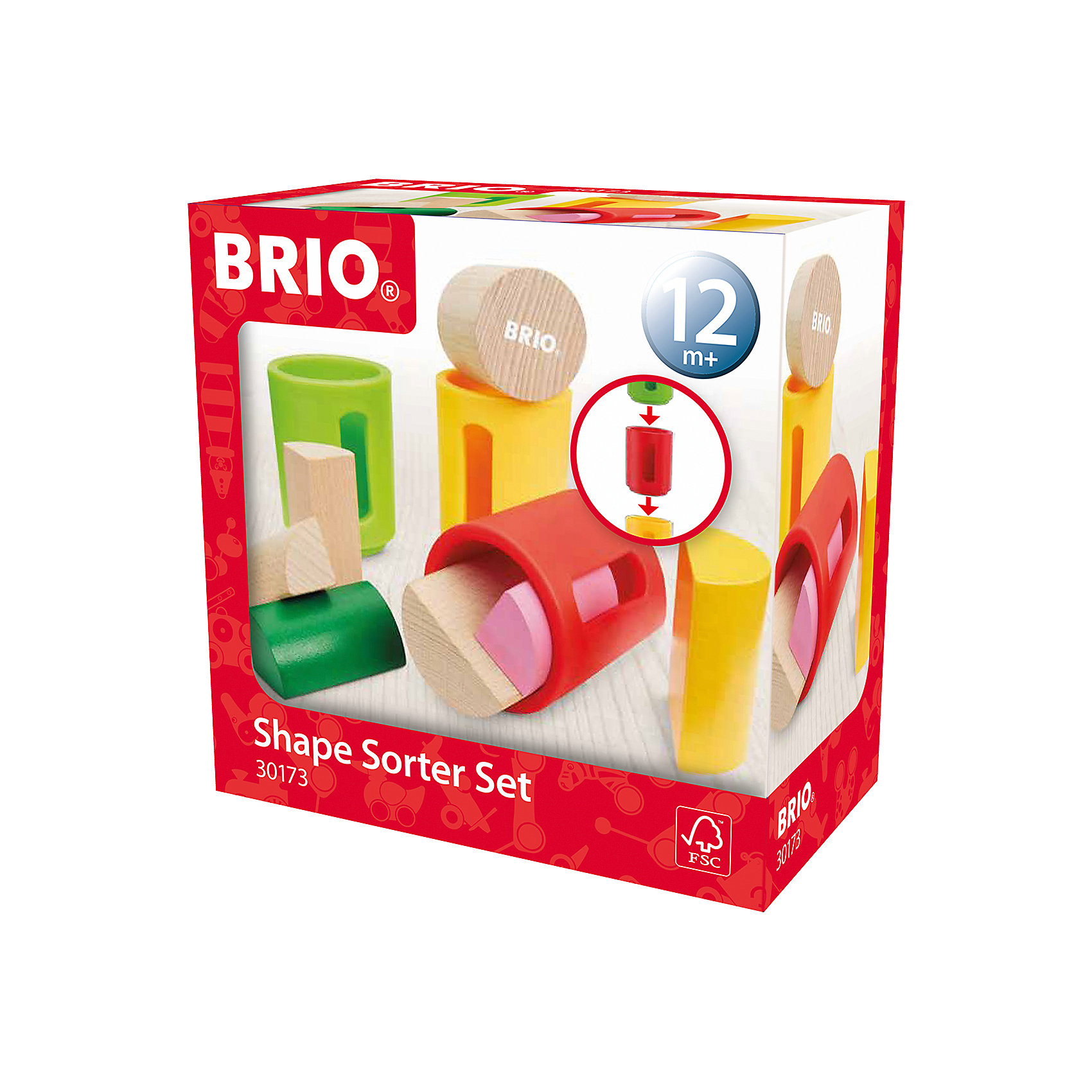 фото Развивающая игрушка Brio "Формочки-сортеры", 10 деталей