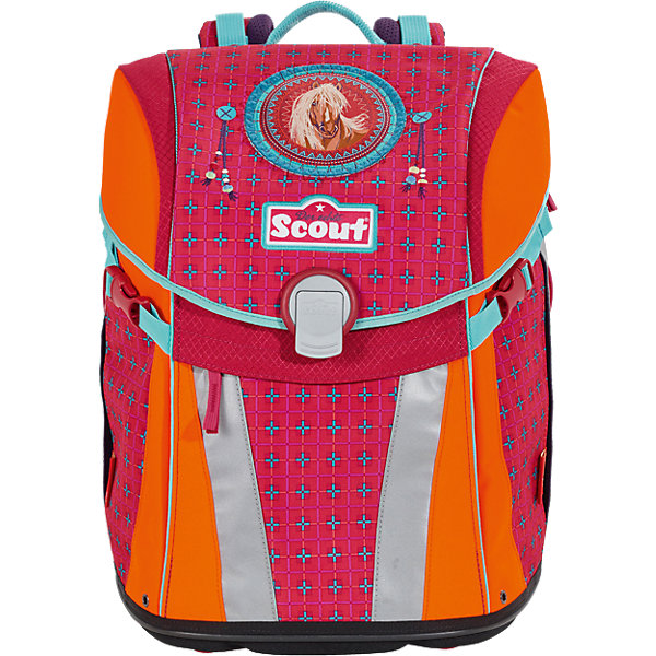 

Ранец Scout "Sunny exklusiv" Скакун, 4 предмета