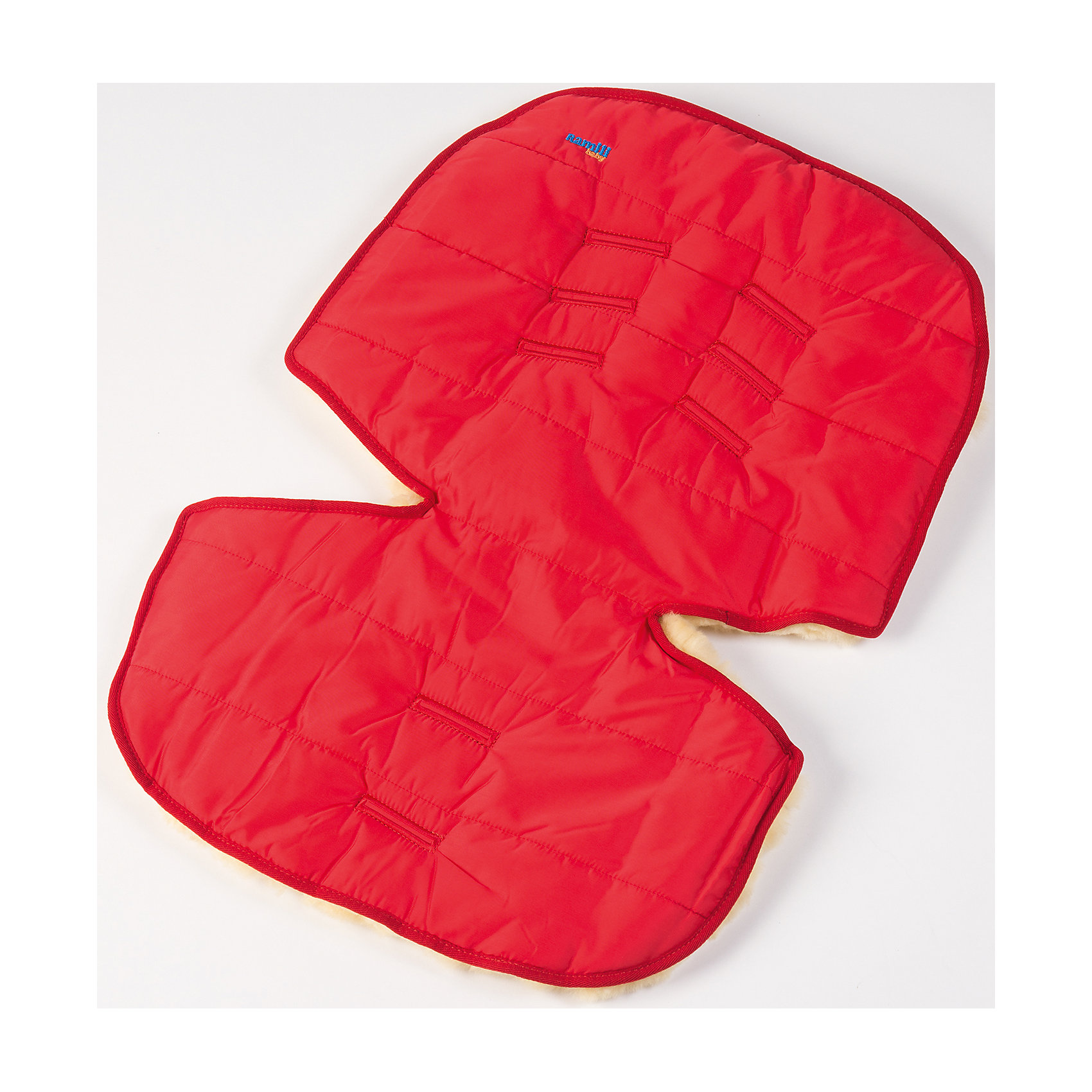 Меховой коврик для коляски и автокресла, , красный Ramili 4980607