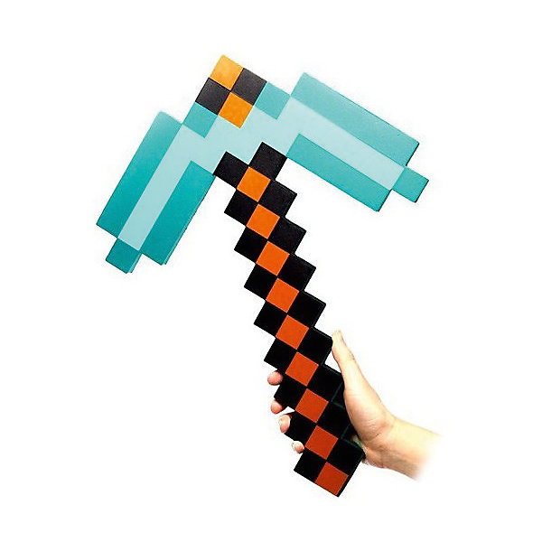 

Пиксельная кирка, алмазная, 45 см, Minecraft