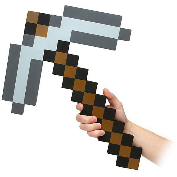 

Пиксельная кирка, коричневая, 45 см, Minecraft