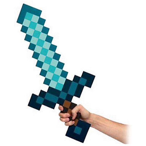 

Пиксельный меч, алмазный, 60 см, Minecraft