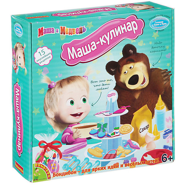 

Французские опыты "Маша-кулинар" (15 экспериментов), Маша и медведь