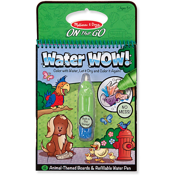 

Водная раскраска "Животные", Melissa & Doug