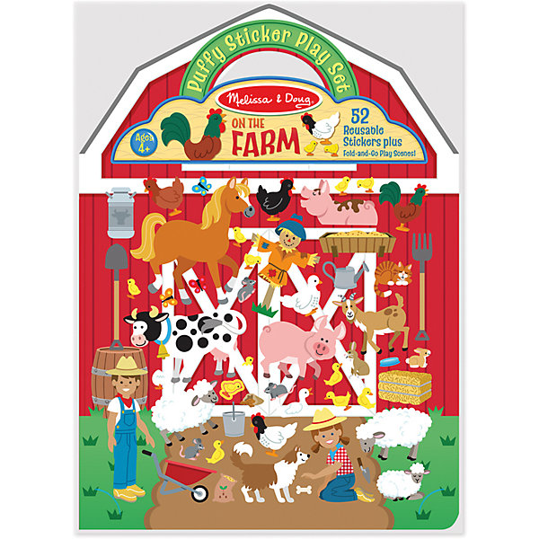 фото Книжка с многоразовыми наклейками "Ферма" Melissa & doug