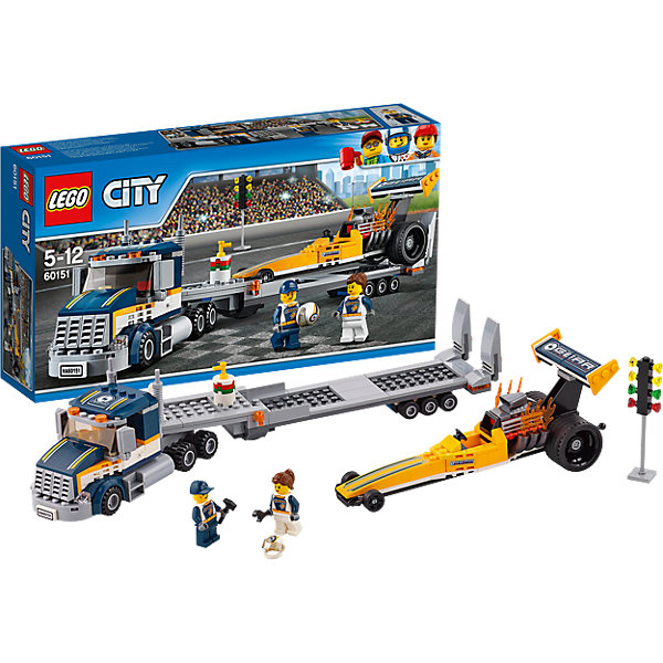 

LEGO City 60151: Грузовик для перевозки драгстера