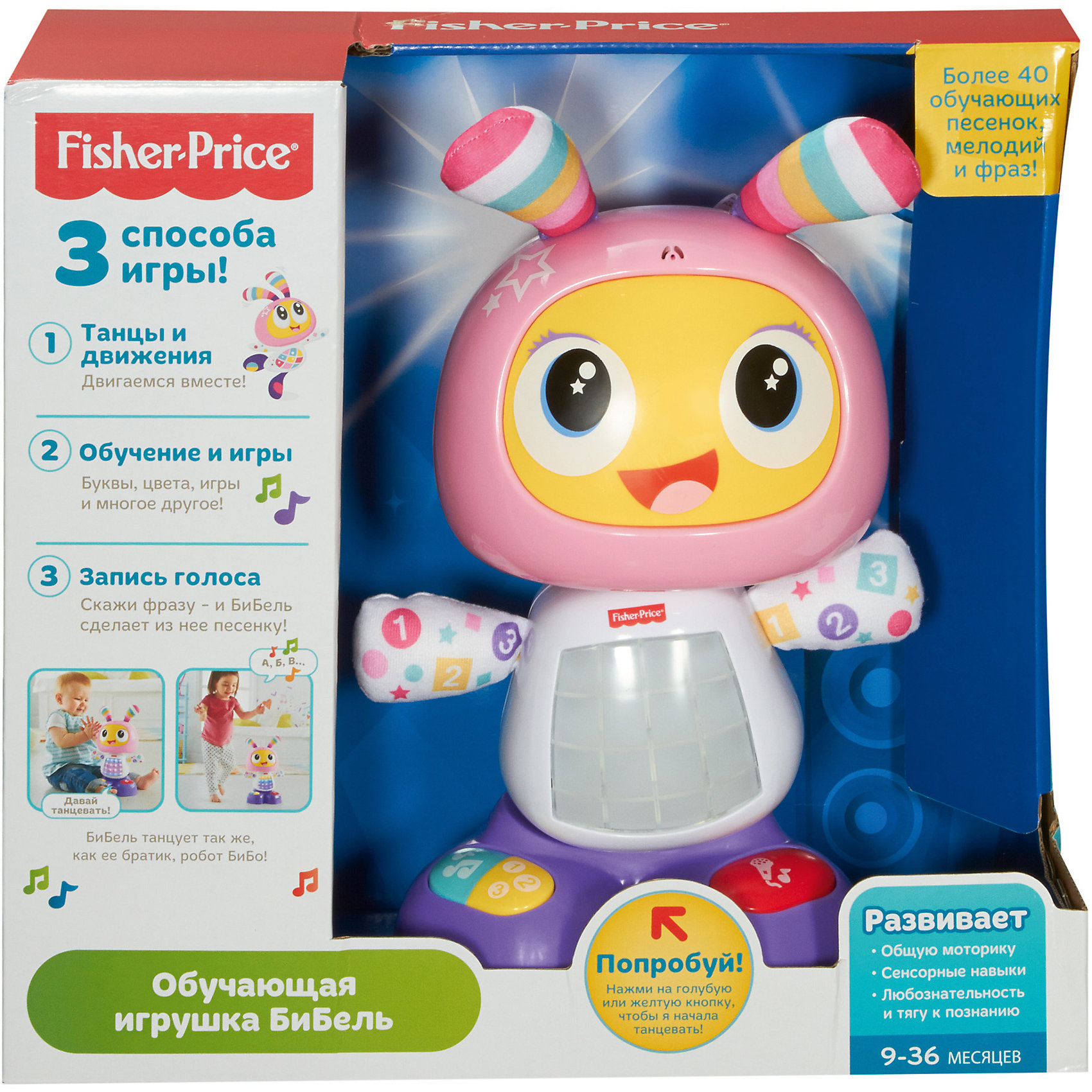 фото Интерактивная игрушка Fisher-Price Обучающий робот БиБель Mattel