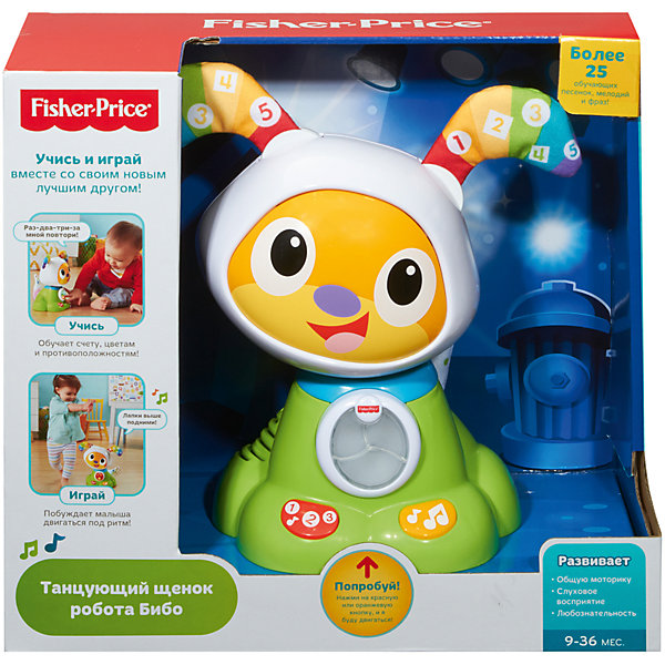 фото Интерактивная игрушка Fisher-Price Щенок робота Бибо Mattel