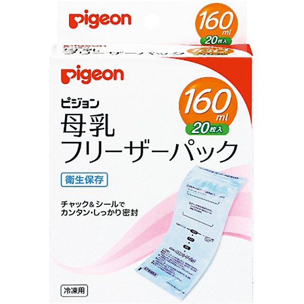 

Пакет для заморозки грудного молока 160 мл, 20 шт., Pigeon