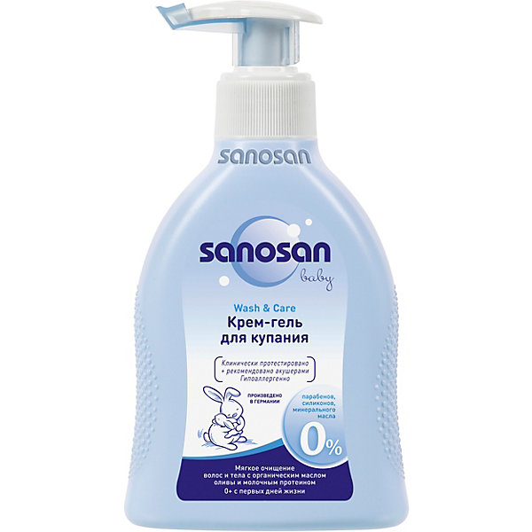 Sanosan Крем-гель для купания 400 мл., Sanosan sanosan крем гель для купания 400 мл sanosan