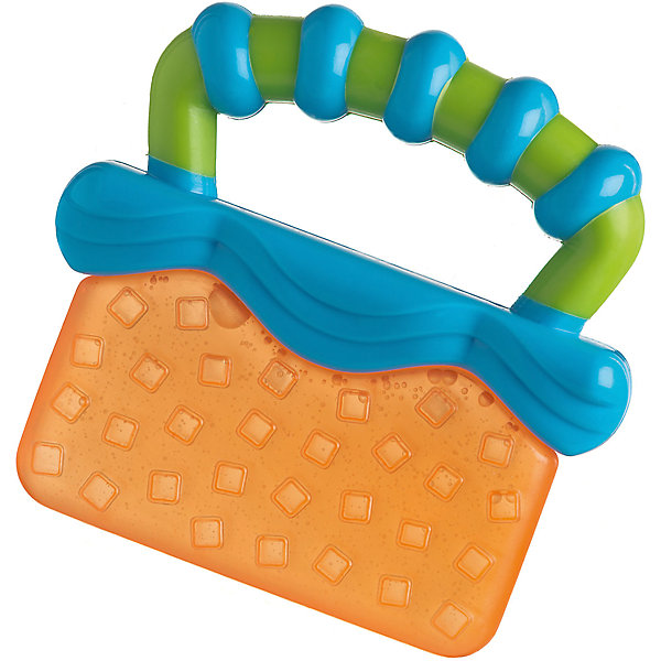 

Игрушка-прорезыватель, Playgro, оранжево-синяя
