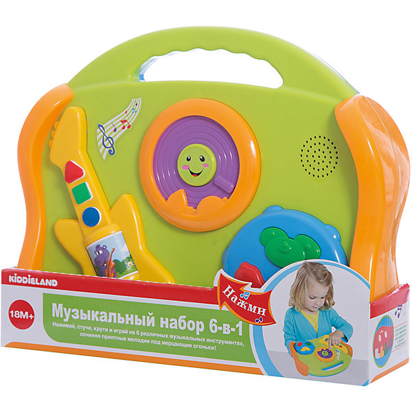 

Развивающая игрушка "Музыкальные инструменты" 6 в 1, Kiddieland