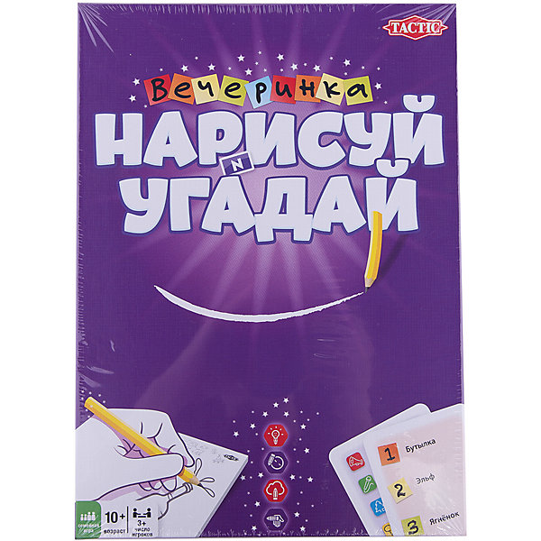 

Настольная игра Нарисуй и угадай "Вечеринка", Tactic Games