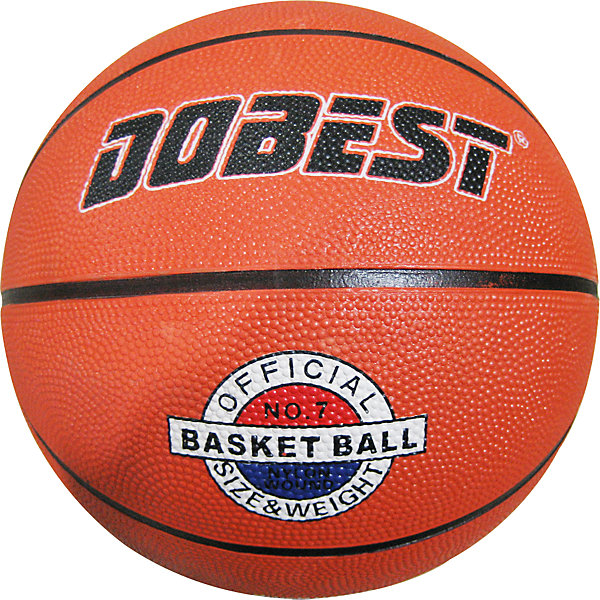 

Баскетбольный мяч RB7-0886, р.7 резина, оранж., Dobest