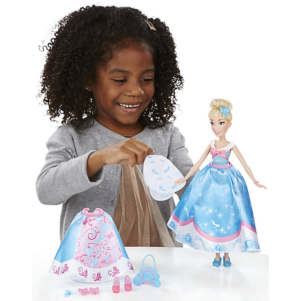 

Кукла Disney Princess Золушка в платье со сменными юбками, 28 см