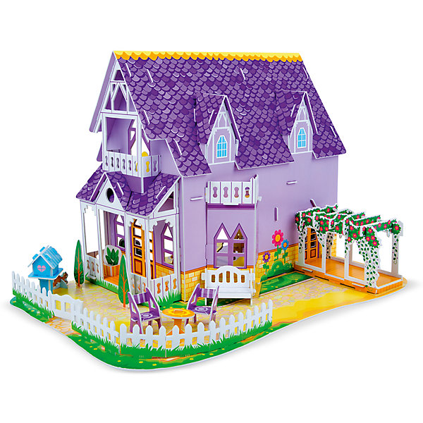 

3D пазл "Пурпурный домик для куклы", Melissa & Doug