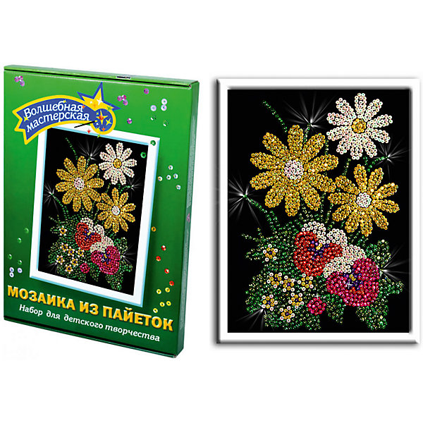 

Мозаика из пайеток Букет