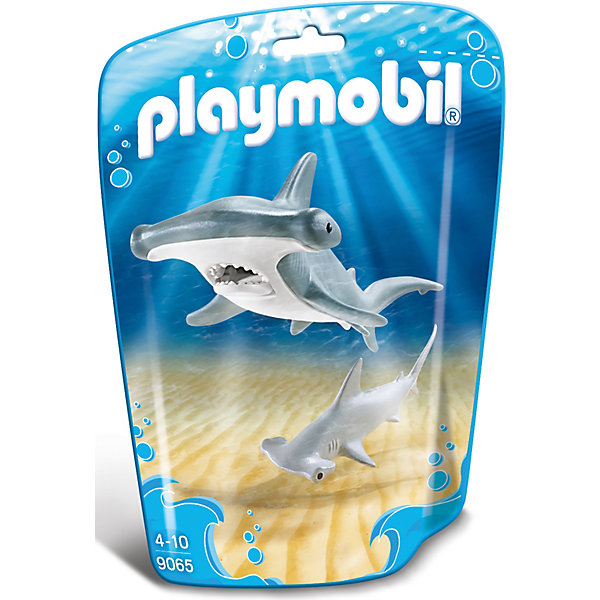 PLAYMOBIL® Конструктор Playmobil Молотоголовая акула с детенышем, 2 детали