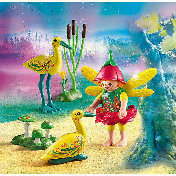 

Конструктор Playmobil Девочка-фея с аистами, 6 деталей