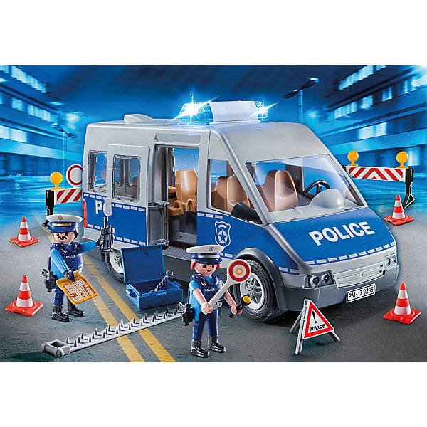

Конструктор Playmobil Полицейский с машиной, 21 деталь