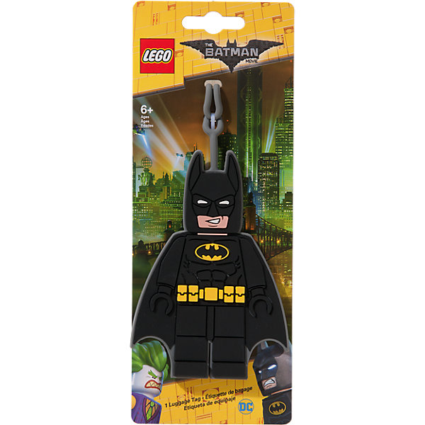 

Бирка для багажа, LEGO, Черный/желтый