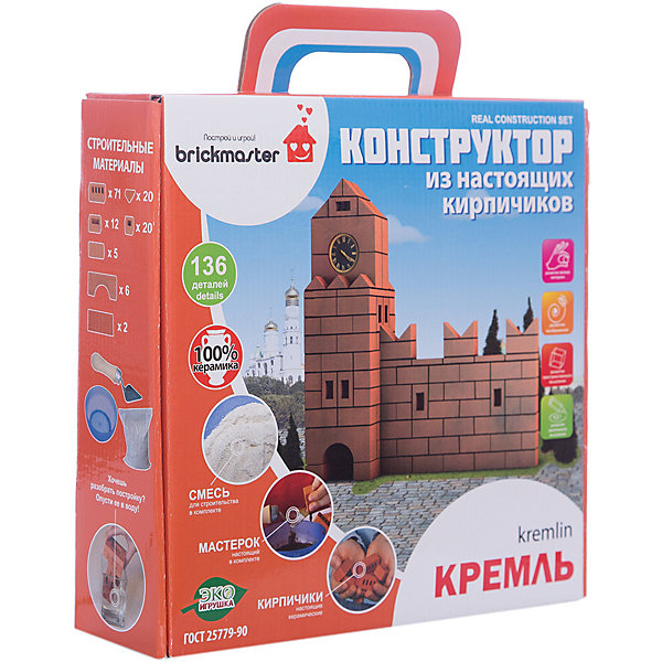 

Конструктор "Кремль", 136 деталей, BRICKMASTER