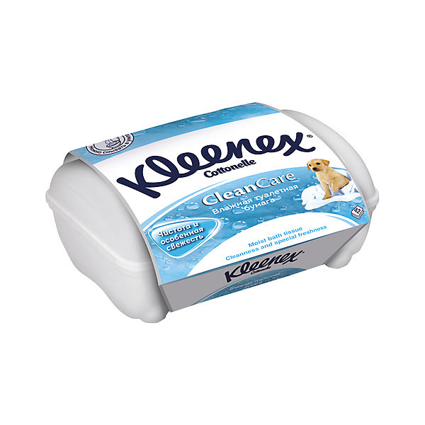 

Влажная туалетная бумага Kleenex, коробка 42 штуки, Weiß/beige
