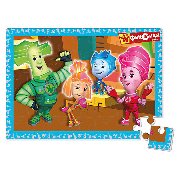 

Мягкие пазлы А4 "Фиксики", в коробке, Vladi Toys