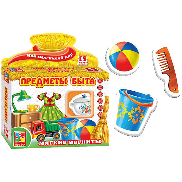 

Игра на магнитах "Предметы быта", Vladi Toys