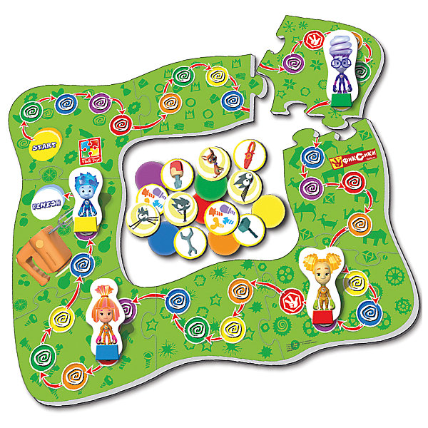 

Настольная игра-ходилка "Миксер", Фиксики, Vladi Toys