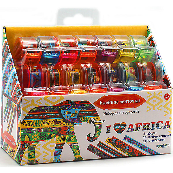 фото "Я люблю Африку" Большой набор для творчества с клейкими ленточками. Чудо-творчество