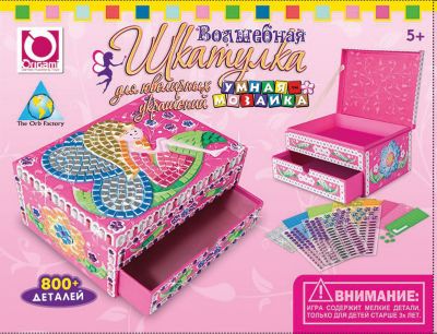 Мозаика-шкатулка Фея , артикул:5165759 - Новогодние наборы для творчества Мозаика-шкатулка Фея , артикул:5165759 - Новогодние наборы для творчества