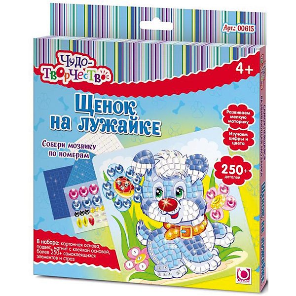 

Мозаика "Щенок на лужайке"