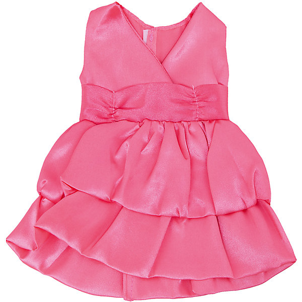 фото Одежда для кукол: розовое платье, атласное, JUNFA Junfa toys