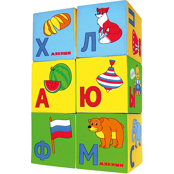 

Кубики "Азбука в картинках", Мякиши