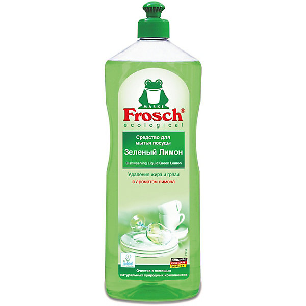 Средство для мытья посуды Зелёный лимон, 1 л FROSCH 5185730