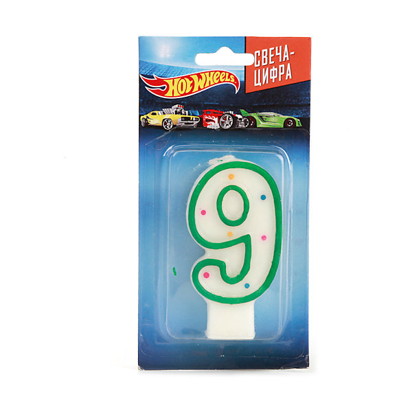 

Свеча-цифра "9", Hot Wheels