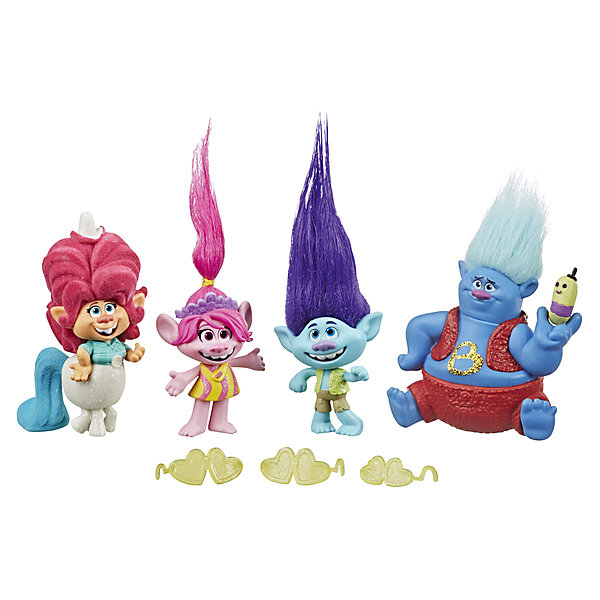 

Игровой набор Trolls Worf Tour, 4 фигурки