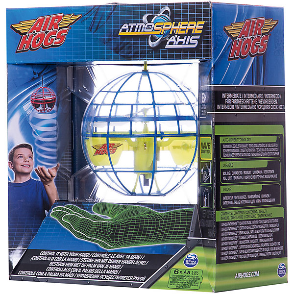 Spin Master Игрушка "НЛО Летающий шар", сине-жёлтый, AIR HOGS