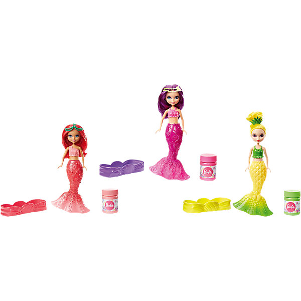 

Маленькие русалочки с пузырьками, Barbie, в ассортименте