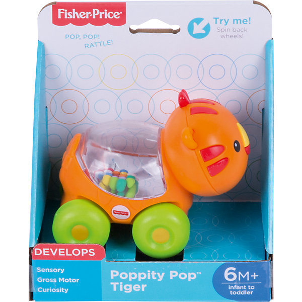 

Веселый тигр с прыгающими шариками, Fisher-Price