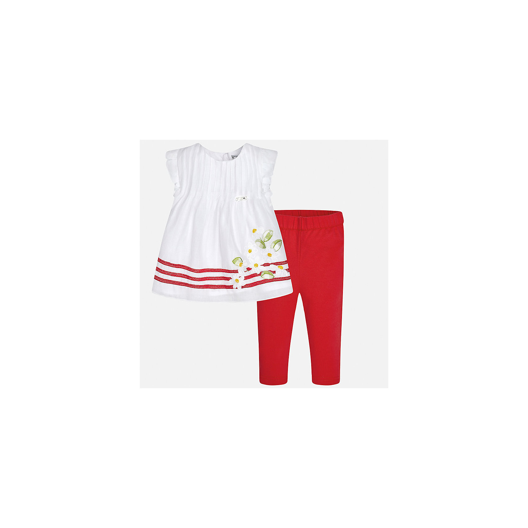 Комплект: рубашка и брюки для девочки Mayoral 