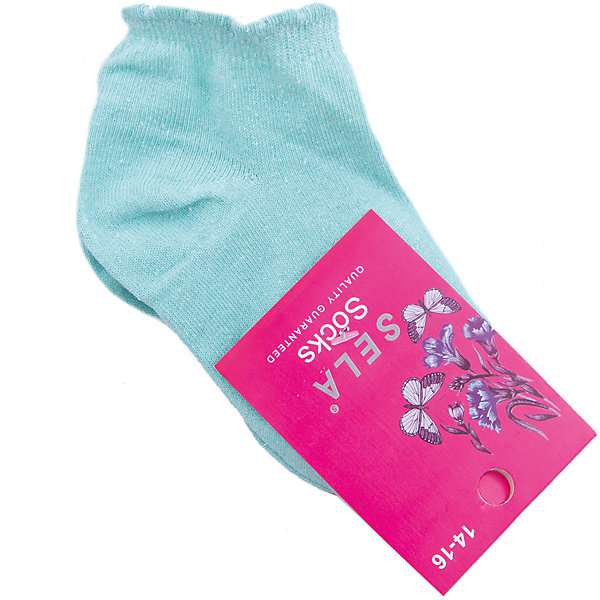 

Носки для девочки SELA, Голубой