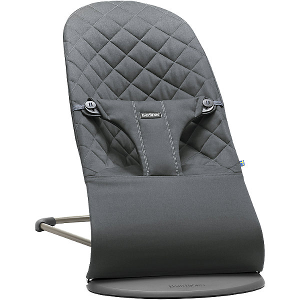 

Кресло-шезлонг Bliss Cotton, BabyBjorn, антрацитовый, Темно-серый