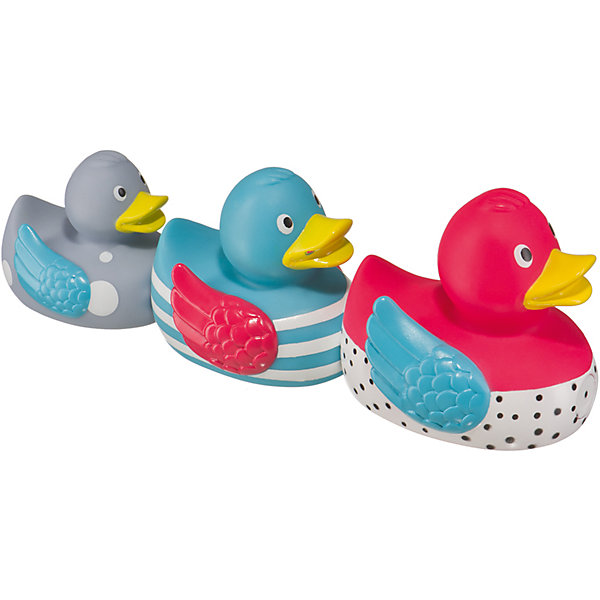 

Набор ПВХ-игрушек для ванной "FUNNY DUCKS", Happy Baby