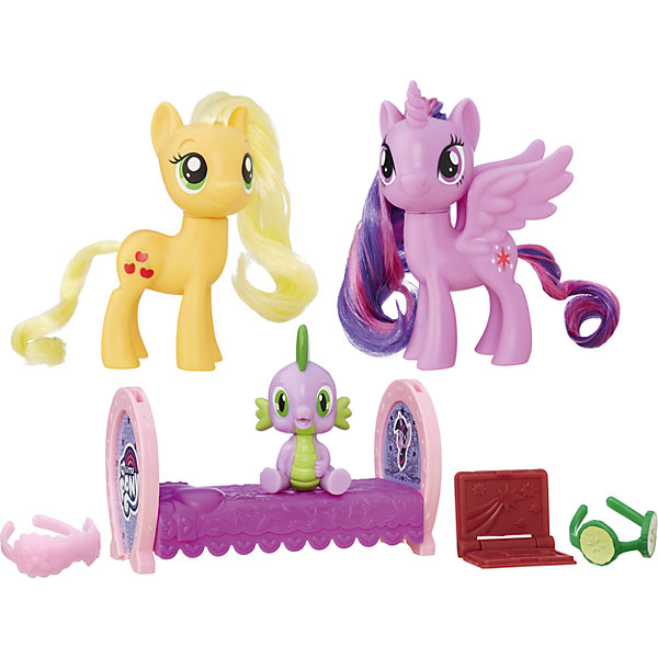 Hasbro Пони-модницы парочки, My little Pony, Принцесса Твайлайт Спаркл и Эпплджек B9160/B9850